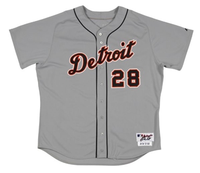 2013 Prince Fielder Game Used and Signed Detroit Tigers Road Jersey (MLB Authenticated)